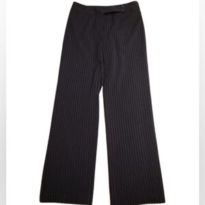 Style&co. Women's Black & White Stretch Pinstripe Dress Pants Size 6P